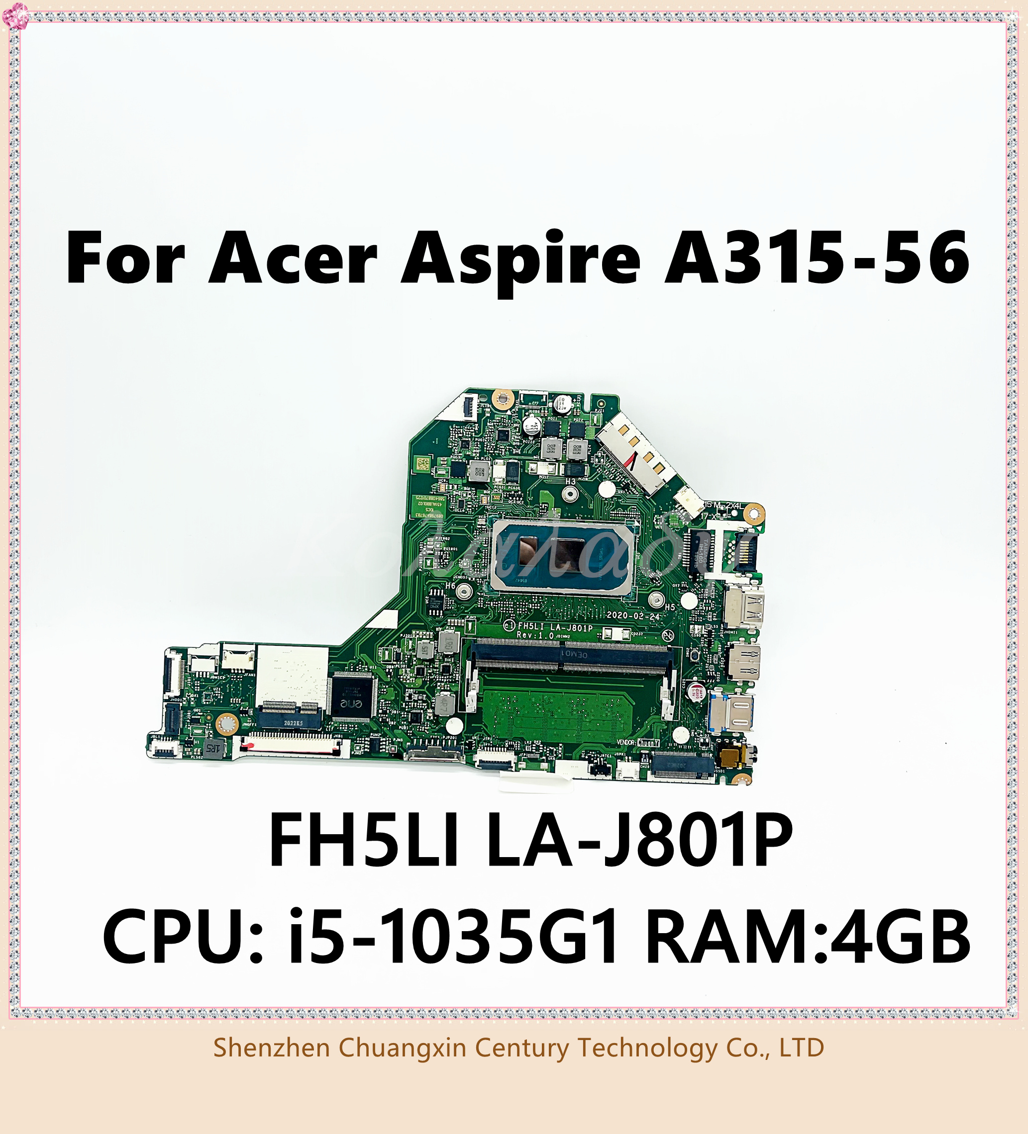 Acer Aspire A315-56   I3-1005G1 I5-1035G1 CPU ..